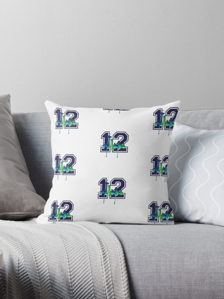 Seattle 12th Man Seahawks Watercolor Rose Kids T-Shirt by Olga Shvartsur -  Pixels