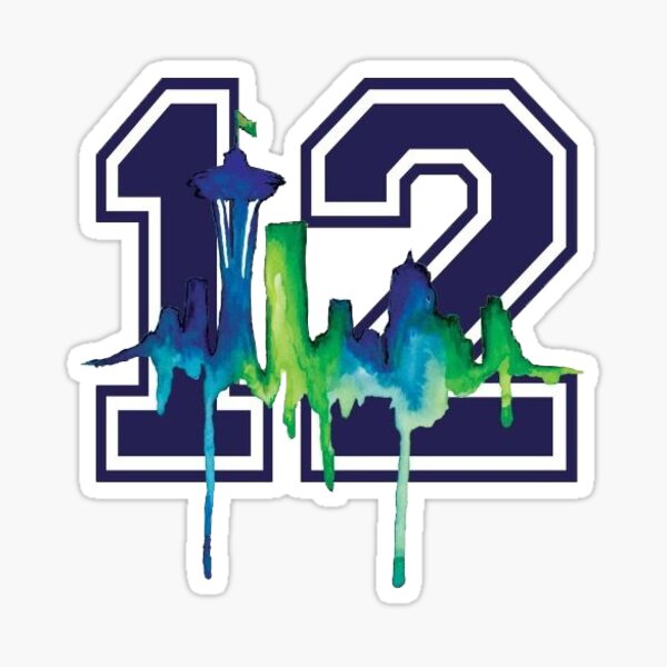 Seattle Seahawks 12th Man Sticker