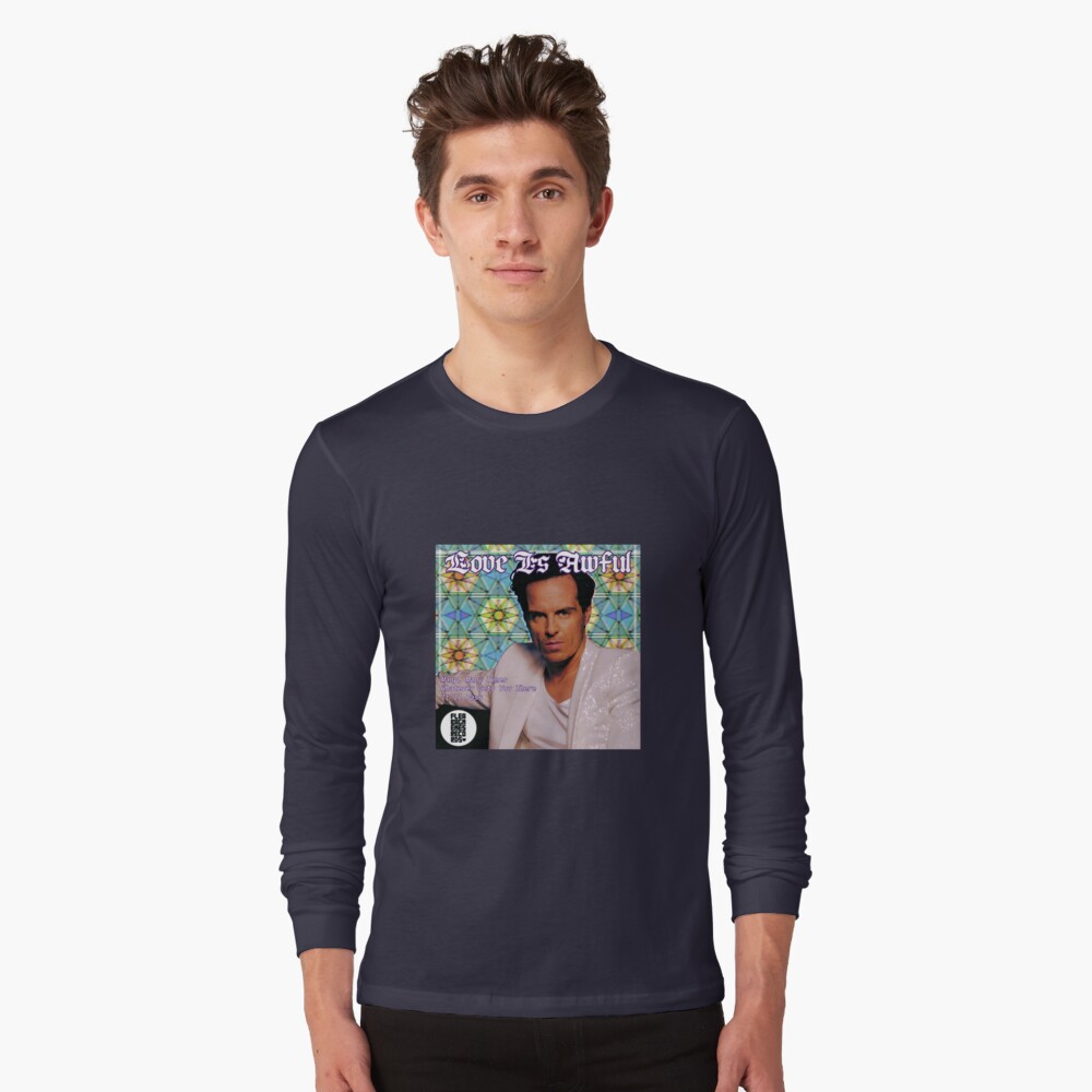Vista previa del artículo con la obra «Camiseta de manga larga», diseñado y vendido por fleabagmemes.