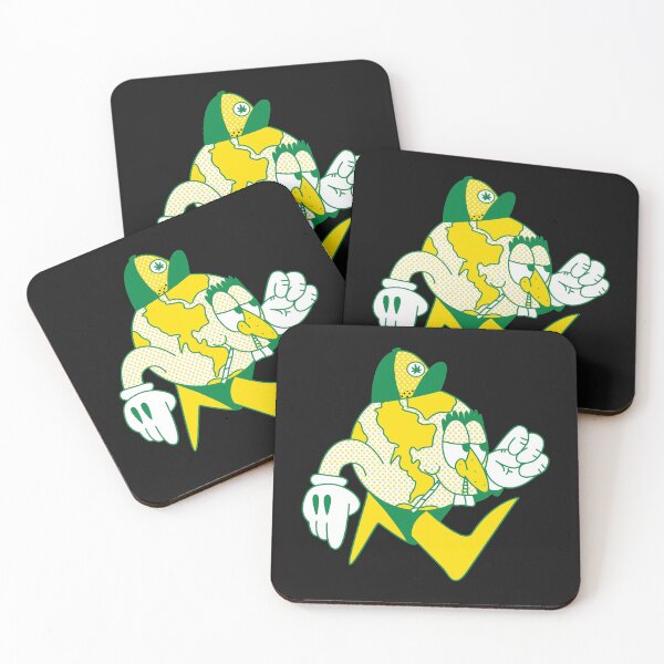 Item preview, Stoner Yellow Cartoon Buzzed Earth designed and sold by Mustard Prophet.