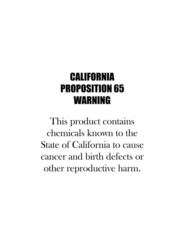 "California Proposition 65 Warning" iPhone Case for Sale by trouchelle