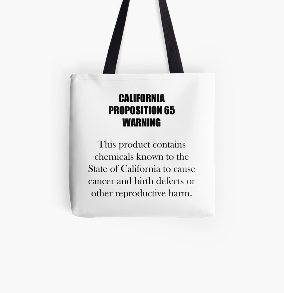 california proposition 65 bag