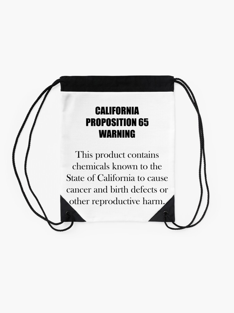 california proposition 65 bag