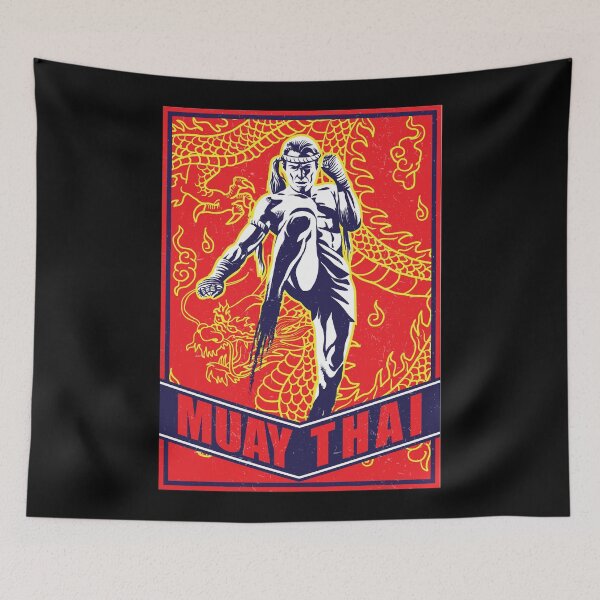 Item preview, Muay Thai Dragon 2 designed and sold by SiddharthaMoon.