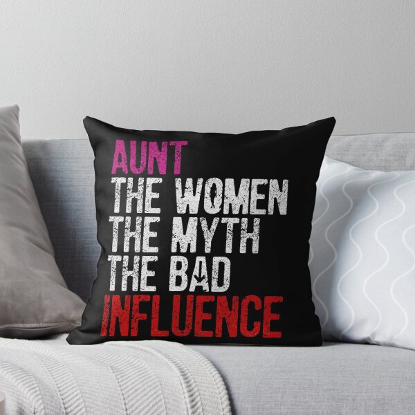 Item preview, Lovely Aunt The Woman The Myth The Bad Influence For aunty designed and sold by ZETTIF ⭐⭐⭐⭐⭐.