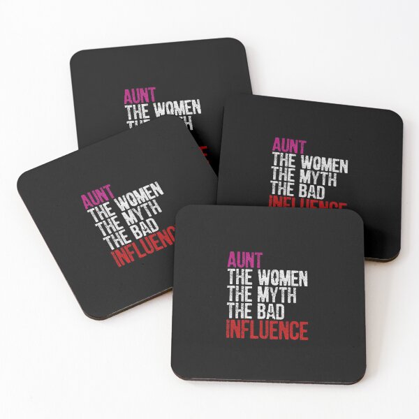 Item preview, Lovely Aunt The Woman The Myth The Bad Influence For aunty designed and sold by ZETTIF ⭐⭐⭐⭐⭐.