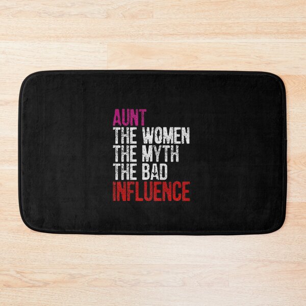 Item preview, Lovely Aunt The Woman The Myth The Bad Influence For aunty designed and sold by ZETTIF ⭐⭐⭐⭐⭐.