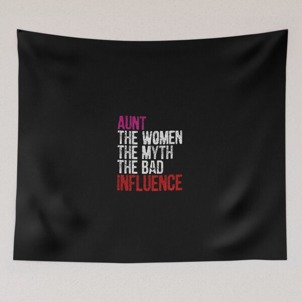 Item preview, Lovely Aunt The Woman The Myth The Bad Influence For aunty designed and sold by ZETTIF ⭐⭐⭐⭐⭐.