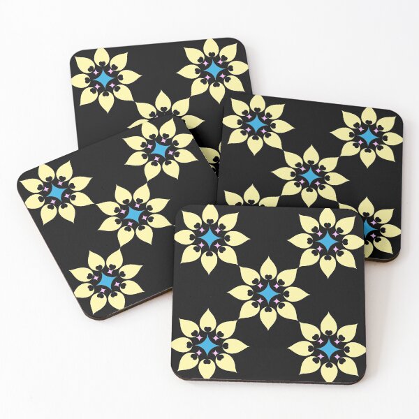 Item preview, cute flower simple shapes pattern sweet and girly floral motif designed and sold by Half Mess.