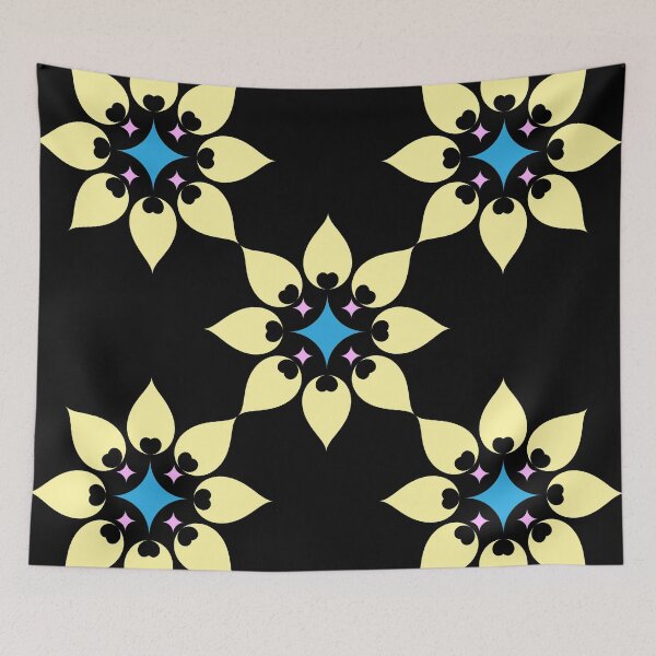 Item preview, cute flower simple shapes pattern sweet and girly floral motif designed and sold by Half Mess.