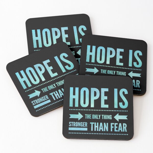 Item preview, Hope is the only thing stronger than fear designed and sold by Fit & Fun  Gallery.
