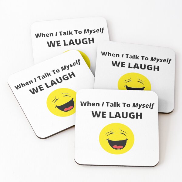Item preview, When I Talk To Myself WE LAUGH designed and sold by MuscleCarTs.