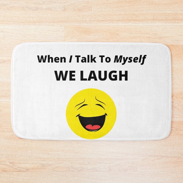 Item preview, When I Talk To Myself WE LAUGH designed and sold by MuscleCarTs.