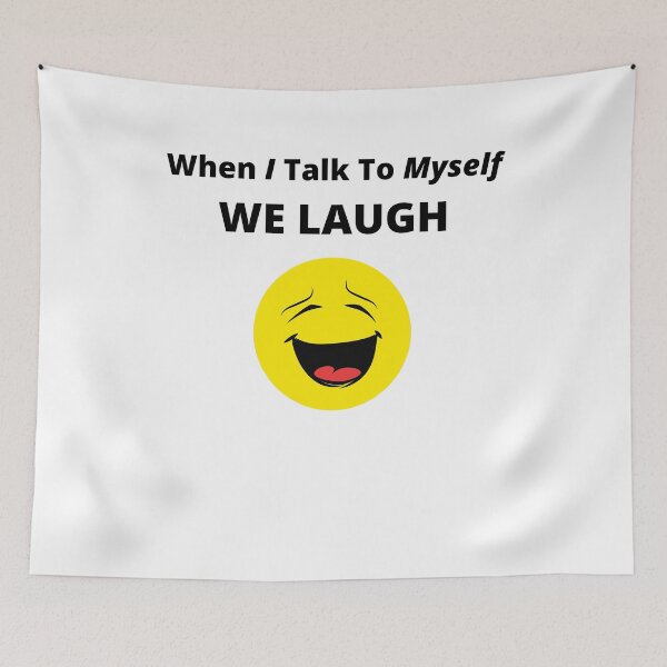 Item preview, When I Talk To Myself WE LAUGH designed and sold by MuscleCarTs.