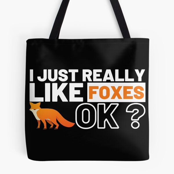 Item preview, I Just Really Like Foxes designed and sold by BahiaStyle.