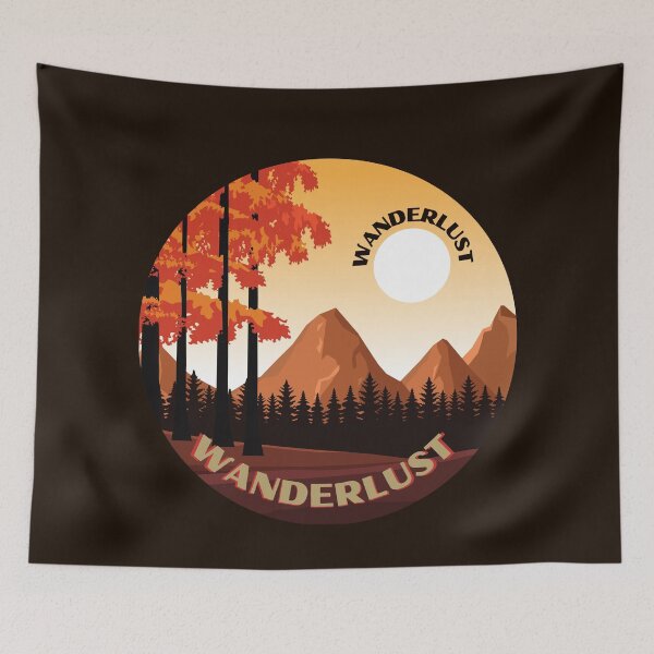 Item preview, Wanderlust, hiking, trekking lovers gift designed and sold by AmazingEcraft.