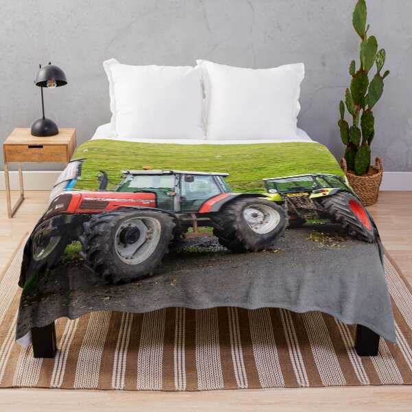 Item preview, Red tractor and Green tractor designed and sold by Millysuewood.