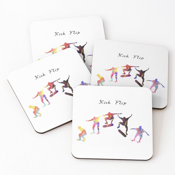 Item preview, Kick Flip  Quote Art Design Inspirational Motivat designed and sold by vividpixelusa.