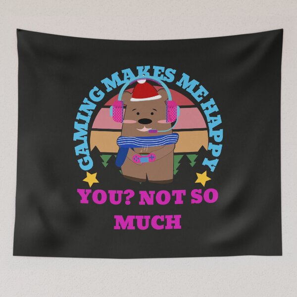 Item preview, Gaming makes me happy you? not so much (teddy bear) designed and sold by UnboundFull.
