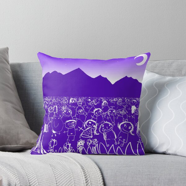 Item preview, Kids Art Crowd Purple designed and sold by Quooki.