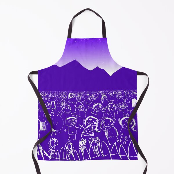 Item preview, Kids Art Crowd Purple designed and sold by Quooki.