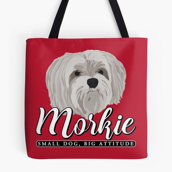 Item preview, Morkie - Small Dog, Big Attitude 1 - Red designed and sold by ZZDeZignZ.