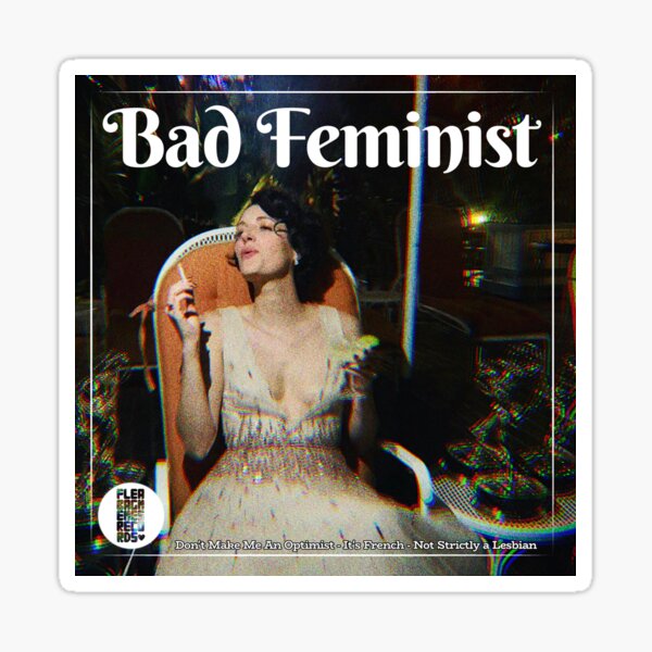 Vista previa del artículo con la obra «Fleabag Bad Feminist Record», diseñado y vendido por fleabagmemes.