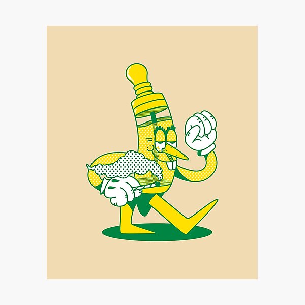 Item preview, Stoner Yellow Cartoon Buzzed Bong designed and sold by Mustard Prophet.