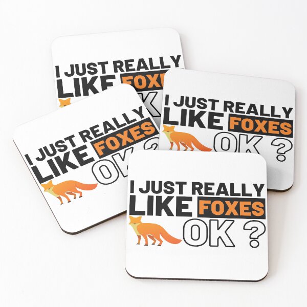 Item preview, I Just Really Like Foxes designed and sold by BahiaStyle.