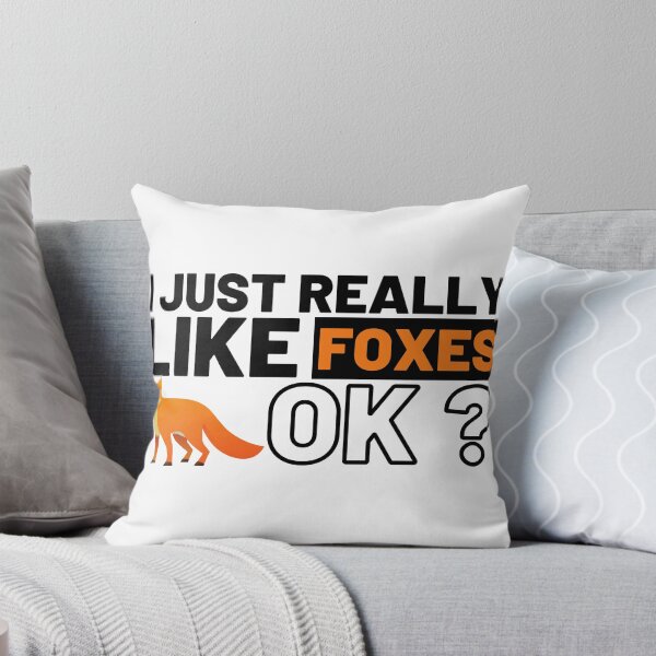 Item preview, I Just Really Like Foxes designed and sold by BahiaStyle.