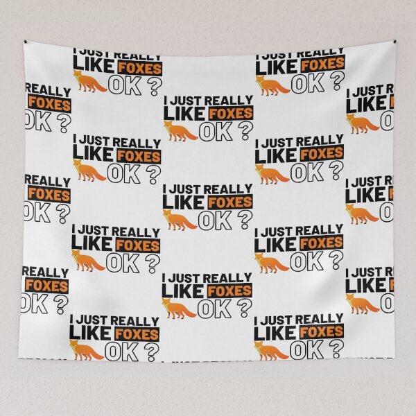 Item preview, I Just Really Like Foxes designed and sold by BahiaStyle.