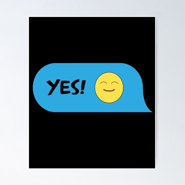 Item preview, FUNNY EMOJI EXPRESSION YES! CUTE DESIGN FOR HER HIM WIFE HUSBAND FATHER MOTHER GIRLFRIEND BOYFRIEND FRIEND AND FAMILY  designed and sold by thebaronart.