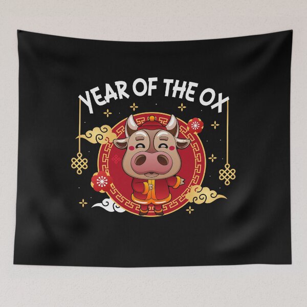 Item preview, Funny Chinese Zodiac Year Of the Ox 2021 Happy New Year Gift  designed and sold by Best Designer.