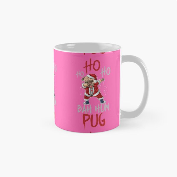 Artikelvorschau, Ho Ho Ho Bah Hum Mops Weihnachtsmütze entworfen und verkauft von BuynPose.