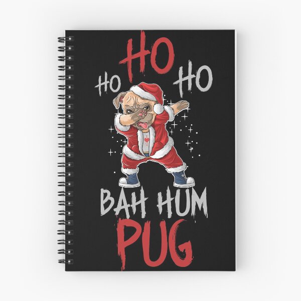 Item preview, Sombrero de Santa Navidad Ho Ho Ho Bah Hum Pug designed and sold by BuynPose.