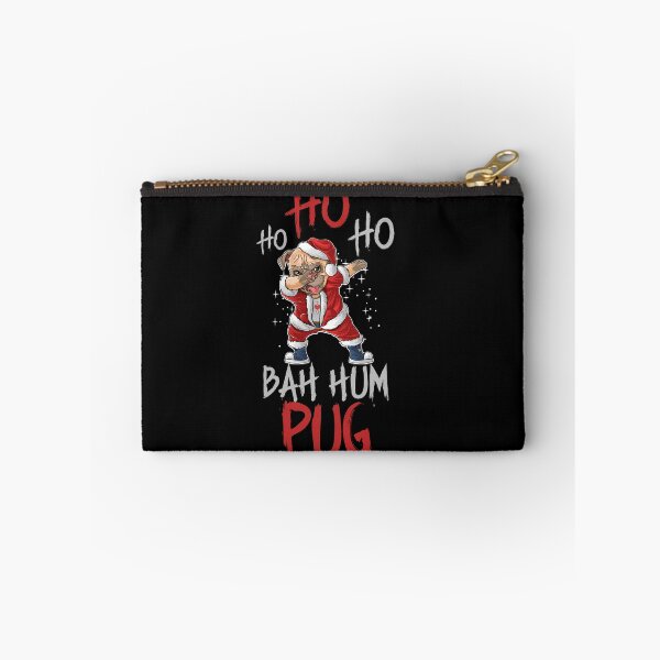 Item preview, Ho Ho Ho Bah Hum Pug Xmas Santa Hat designed and sold by BuynPose.