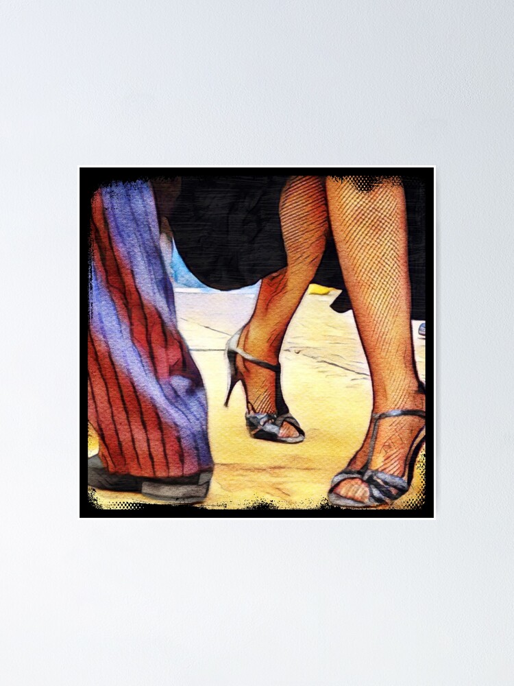 Alternate view of Buenos Aires Street Tango on Sandy Floor Poster