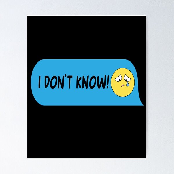 Item preview, FUNNY EMOJI EXPRESSION I DON'T KNOW CUTE DESIGN FOR HER HIM WIFE HUSBAND FATHER MOTHER GIRLFRIEND BOYFRIEND FRIEND AND FAMILY  designed and sold by thebaronart.