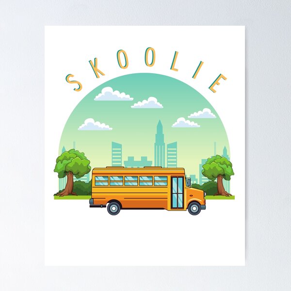 Item preview, Skoolie Life, School Bus Conversion, Travel designed and sold by ElizabethMayArt.
