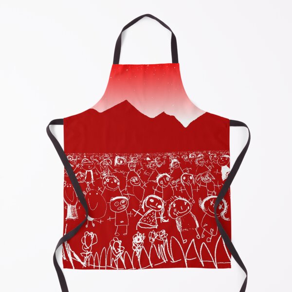 Item preview, Kids Art Crowd Red designed and sold by Quooki.