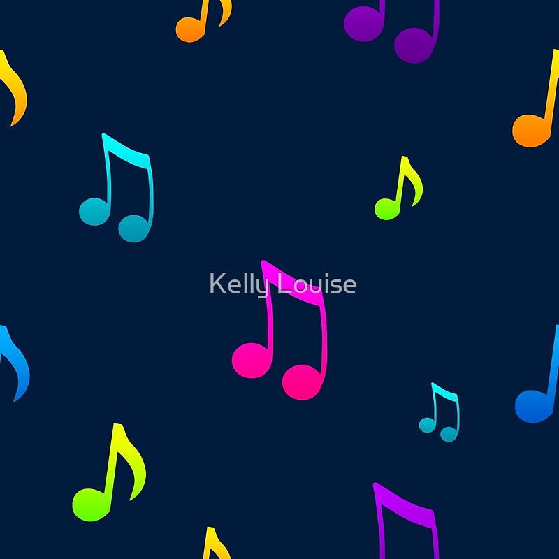 music-note-pattern-by-kelly-louise-redbubble