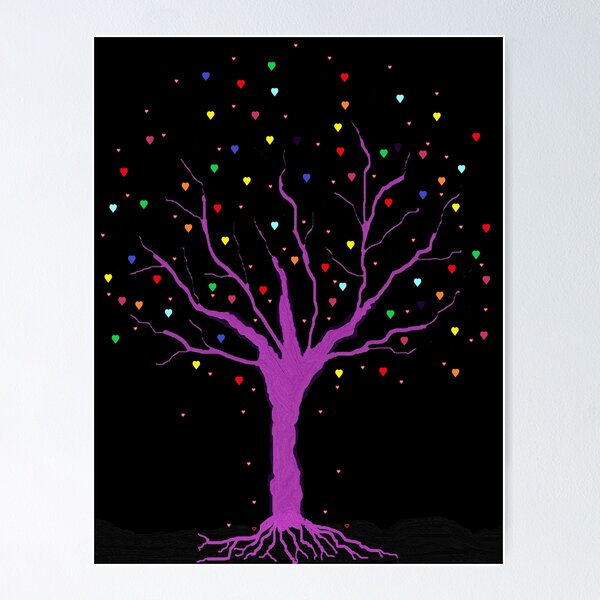 Item preview, Tree of colored hearts  designed and sold by ORIGENcreate.