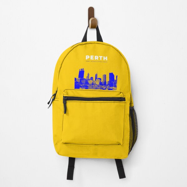 Item preview, Skyline, cityscape poster of Perth (yellow) designed and sold by CMYKStudio.