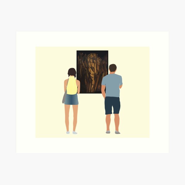Item preview, Normal People in a museum - Sad young man in a train designed and sold by rhserra.