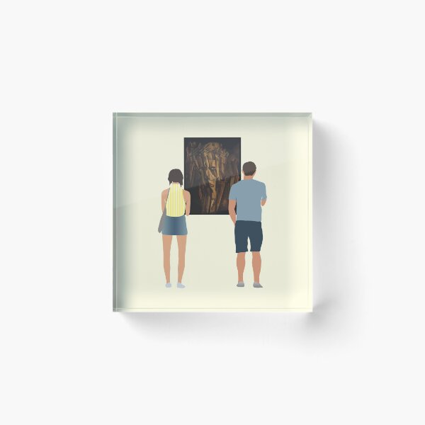 Item preview, Gente normal en un museo - Triste joven en un tren designed and sold by rhserra.