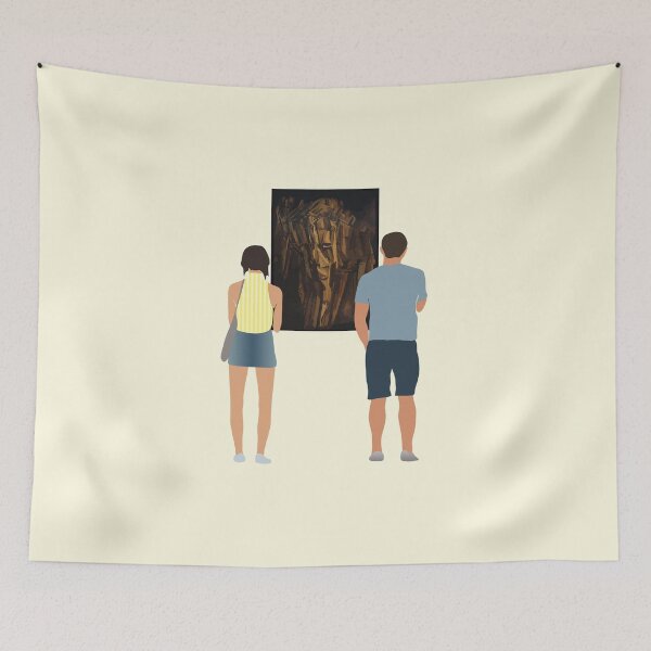 Item preview, Gente normal en un museo - Triste joven en un tren designed and sold by rhserra.
