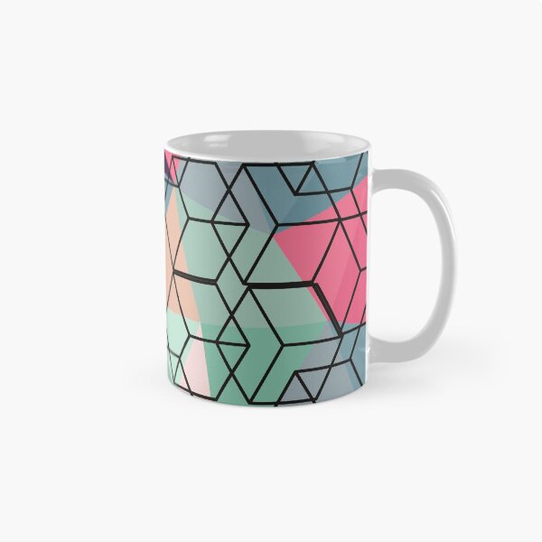 Item preview, Cubes, Geometrical Patchwork Pattern designed and sold by danaJG.