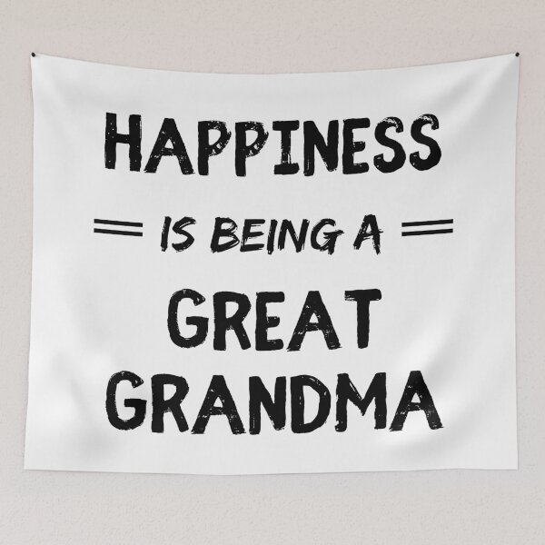 Item preview, Happiness is being a great grandma funny grandma quote designed and sold by OneTimeEngineer.