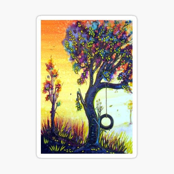 Tree Swing Sticker