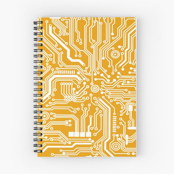 Item preview, Mustard yellow microchip hardware circuit design designed and sold by Giulia  Palazzo.